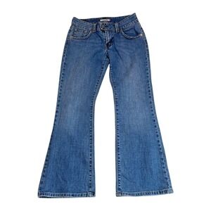 Levi's 515 Blue Flare Jeans Flap Pockets 6P